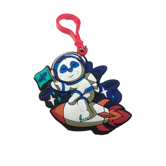 Astronaut Back Pack Buddy Keychain Dude Perfect Space Panda - Picture 2 of 4